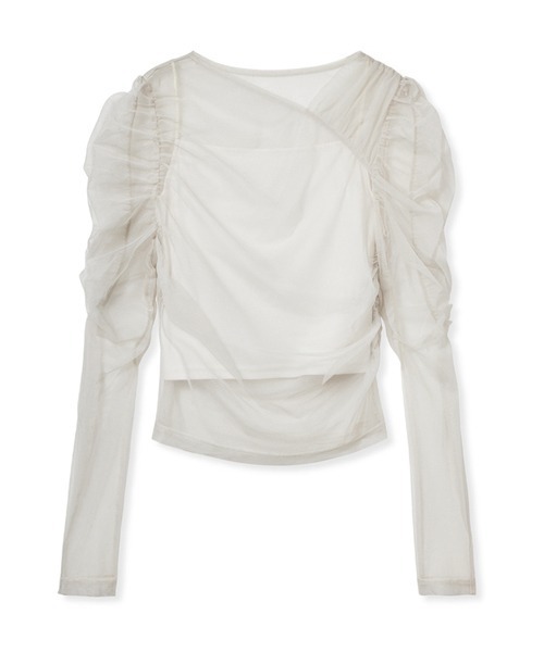 SNIDEL（スナイデル）の「カットチュールTOPS（Tシャツ/カットソー・レディース・アイボリー/ブラック/その他・FREE）」の22枚目の写真