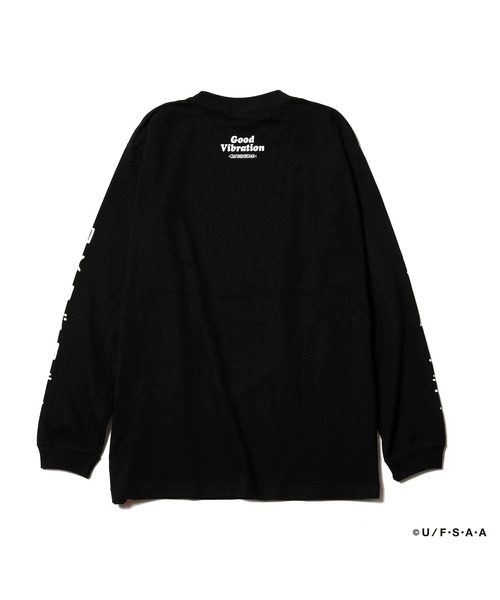 RUDIE'S（ルーディーズ）の「RUDIE'SxCRAYON SHINCHAN DRAGON LSTEE/ルーディーズ クレヨンしんちゃん ドラゴン ロングスリーブ Tシャツ（Tシャツ/カットソー・メンズ・ブルー系その他/ブラック・XXL/L/M/XL）」の4枚目の写真