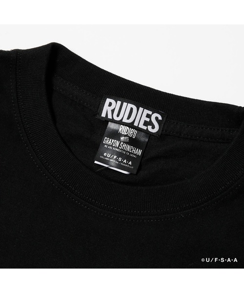RUDIE'S（ルーディーズ）の「RUDIE'SxCRAYON SHINCHAN DRAGON LSTEE/ルーディーズ クレヨンしんちゃん ドラゴン ロングスリーブ Tシャツ（Tシャツ/カットソー・メンズ・ブルー系その他/ブラック・XXL/L/M/XL）」の5枚目の写真