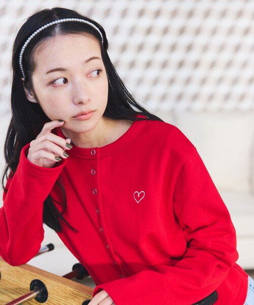 FREAK'S STORE（フリークスストア）の「ワンポイント ハート刺繍