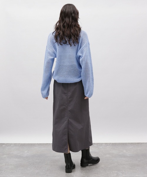 LAKOLE(ラコレ)の「ベルトツキカーゴスカート / 995578(スカート・レディース・チャコール/オリーブ/ブラック・MEDIUM/SMALL)」の12枚目の写真