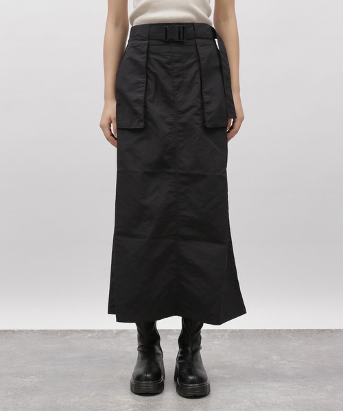 LAKOLE(ラコレ)の「ベルトツキカーゴスカート / 995578(スカート・レディース・チャコール/オリーブ/ブラック・MEDIUM/SMALL)」の20枚目の写真