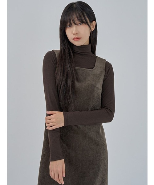 3.3 Field Trip （3.3フィールドトリップ）の「3.3 Field Trip／ソフトタートルネック  2995680（Tシャツ/カットソー・レディース・ネイビー/ブラック/アイボリー/ダークブラウン・FREE）」の11枚目の写真