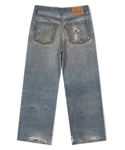 MAHAGRID（マハグリッド）の「『mahagrid/マハグリッド』ALLOVER VINTAGE PRINT DENIM PANT/ビンテージプリントパンツ（デニムパンツ・メンズ・ブルー・M）」の5枚目の写真