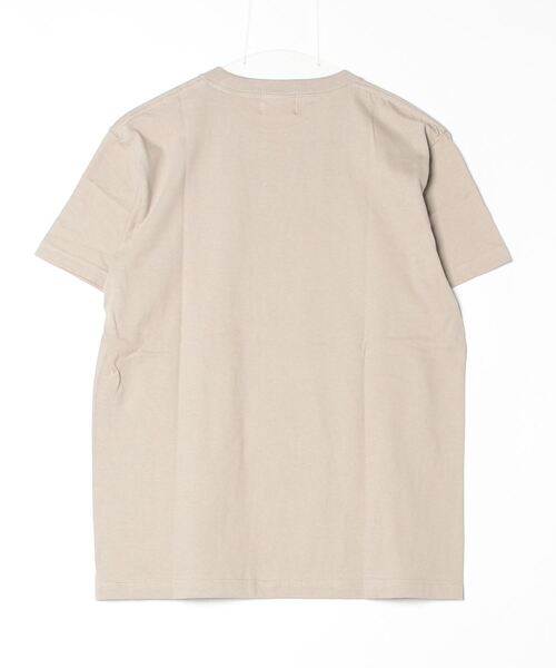 DOUBLE STEAL（ダブルスティール）の「ミニボックスロゴ刺繍 Tシャツ（Tシャツ/カットソー・メンズ・ホワイト/オレンジ/ブラック/ブルー/バーガンディー/グレイッシュベージュ/サンドベージュ・X-LARGE/LARGE/XX-LARGE/MEDIUM）」の8枚目の写真