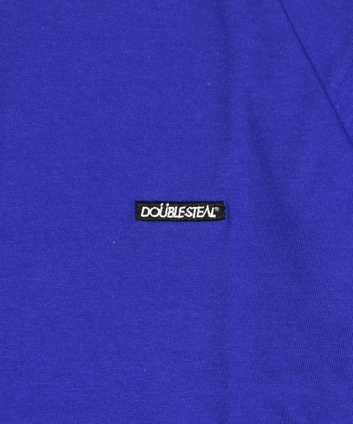 DOUBLE STEAL（ダブルスティール）の「ミニボックスロゴ刺繍 Tシャツ（Tシャツ/カットソー・メンズ・ホワイト/オレンジ/ブラック/ブルー/バーガンディー/グレイッシュベージュ/サンドベージュ・X-LARGE/LARGE/XX-LARGE/MEDIUM）」の20枚目の写真