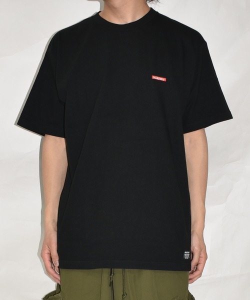 ミニボックスロゴ刺繍 Tシャツ（Tシャツ/カットソー）｜DOUBLE