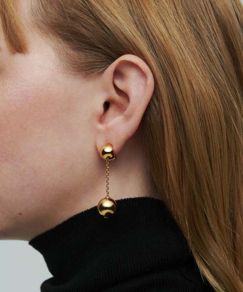 AFFECT(アフェクト)の「Ball Line earring(イヤリング・レディース・シルバー/ゴールド・FREE)」の5枚目の写真