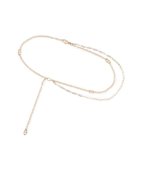 VIS（ビス）の「【マルチWAY】レイヤードチェーンベルト（ベルト・レディース・シルバー/ゴールド・FREE）」の8枚目の写真