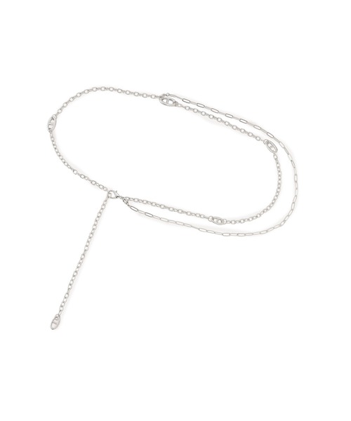 VIS（ビス）の「【マルチWAY】レイヤードチェーンベルト（ベルト・レディース・シルバー/ゴールド・FREE）」の12枚目の写真