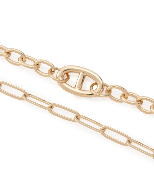 VIS（ビス）の「【マルチWAY】レイヤードチェーンベルト（ベルト・レディース・シルバー/ゴールド・FREE）」の17枚目の写真