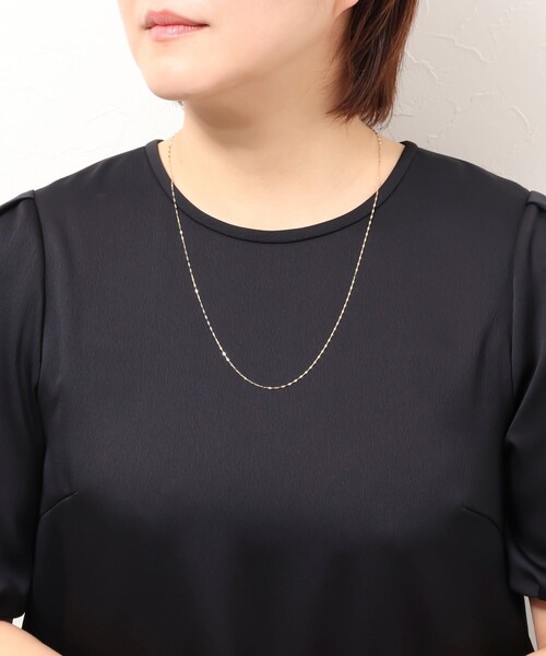 NOLLEY’S（ノーリーズ）の「10K ペタルチェーン 60㎝ ネックレス（ネックレス・レディース・ゴールド・FREE）」の10枚目の写真