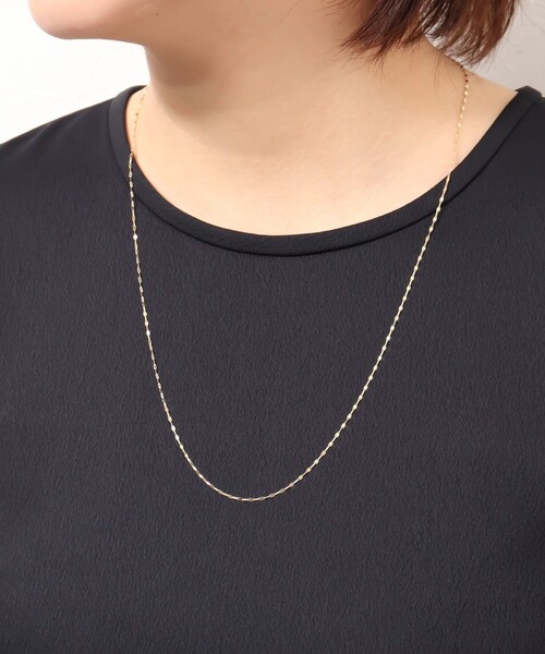 NOLLEY’S（ノーリーズ）の「10K ペタルチェーン 60㎝ ネックレス（ネックレス・レディース・ゴールド・FREE）」の11枚目の写真