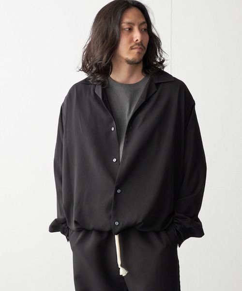 SHIPS.me（シップスミー）の「【ZOZO限定】SHIPS.me: ドローコードシャツ（シャツ/ブラウス・メンズ・オレンジ/イエロー/ライトブルー/ブラック・XL/L/M/S/XS）」の2枚目の写真