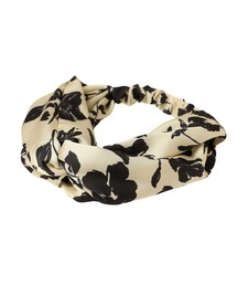 14+（イチヨンプラス）の「サテンフラワーヘアバンド（ヘアバンド）」