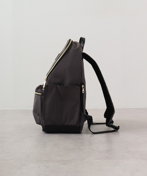 【セール】flatte flatte(ﾌﾗｯﾃﾌﾗｯﾃ) ウェットシートポケット付き 撥水デイパック（バックパック/リュック）｜FUNALIVE（ファンアライブ）