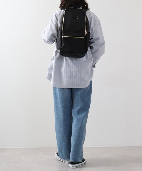 【セール】flatte flatte(ﾌﾗｯﾃﾌﾗｯﾃ) ウェットシートポケット付き 撥水デイパック（バックパック/リュック）｜FUNALIVE（ファンアライブ）