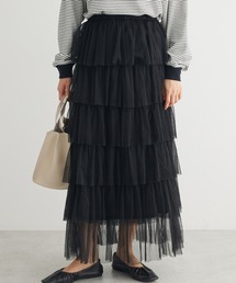 ELENCARE DUE | ・ELENCARE　DUE　ティアードラメチュールスカート(スカート)