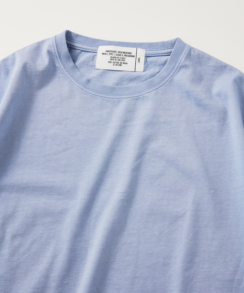 JOURNAL STANDARD relume（ジャーナルスタンダード　レリューム）の「《追加》レイヤードラウンド スリットTシャツ（Tシャツ/カットソー・メンズ・ホワイト/ベージュ系その他/グレー/ブラック系その他/サックスブルー・SMALL/LARGE/MEDIUM）」の16枚目の写真