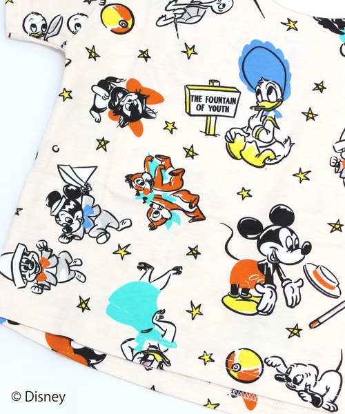 SKAPE（エスケープ）の「<ﾃﾞｨｽﾞﾆｰ>ｿｳｶﾞﾗTｼｬﾂ（Tシャツ/カットソー・キッズ・ホワイト/レッド/アイボリー・80ｃｍ/90cm/100cm/110cm/120cm）」の5枚目の写真