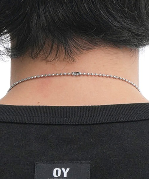 OY（オーワイ）の「『OY/オーワイ』 DOUBLE LOCK NECKLACE/ ダブルロックネックレス（ネックレス・メンズ・シルバー・FREE）」の5枚目の写真