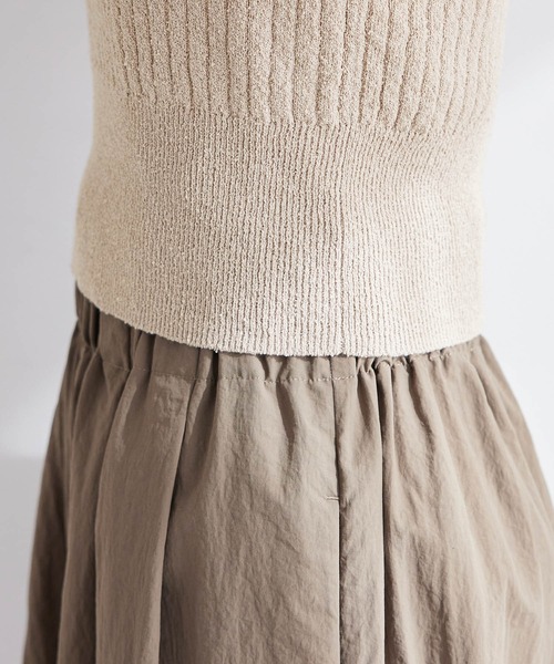 ROPE' PICNIC（ロペピクニック）の「ワイドリブニットビスチェ（ベスト・レディース・ブラック/グレー系その他・38）」の8枚目の写真