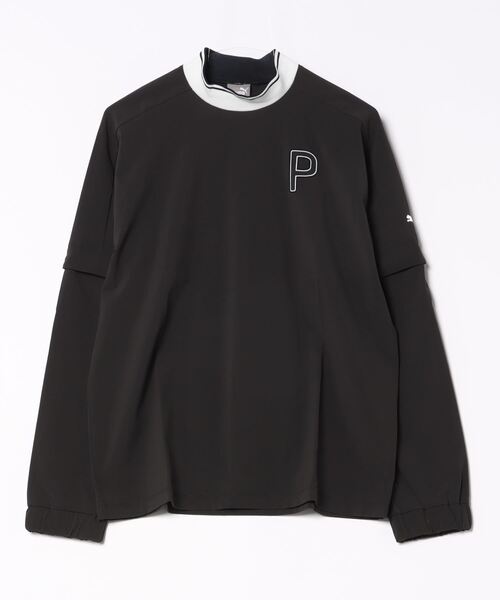 PUMA(プーマ)の「PUMA プーマ メンズ ゴルフ P 4WAY ストレッチ ピステ(ブルゾン・メンズ・ホワイト/アッシュ/ブラック・X-LARGE/XX-LARGE/SMALL/LARGE/MEDIUM)」の3枚目の写真