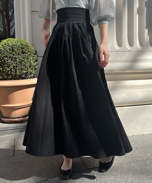 セール】後ろレースアップコルセットスカート（スカート）｜one after