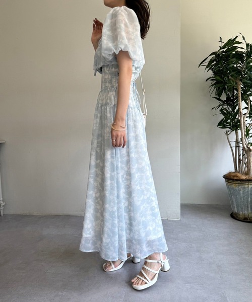 one after another NICE CLAUP（ワンアフターアナザーナイスクラップ）の「後ろレースアップコルセットスカート（スカート・レディース・ブルー系その他/アイボリー/ブラック/チャコールグレー・SMALL/MEDIUM）」の20枚目の写真