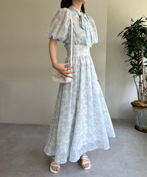 one after another NICE CLAUP（ワンアフターアナザーナイスクラップ）の「後ろレースアップコルセットスカート（スカート・レディース・ブルー系その他/アイボリー/ブラック/チャコールグレー・SMALL/MEDIUM）」の19枚目の写真