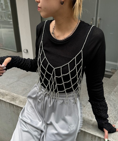 tシャツ ポコポコシアーカットソー レディース nemne tシャツ ぽこぽこシアーTシャツ レディース : ZOZOTOWN