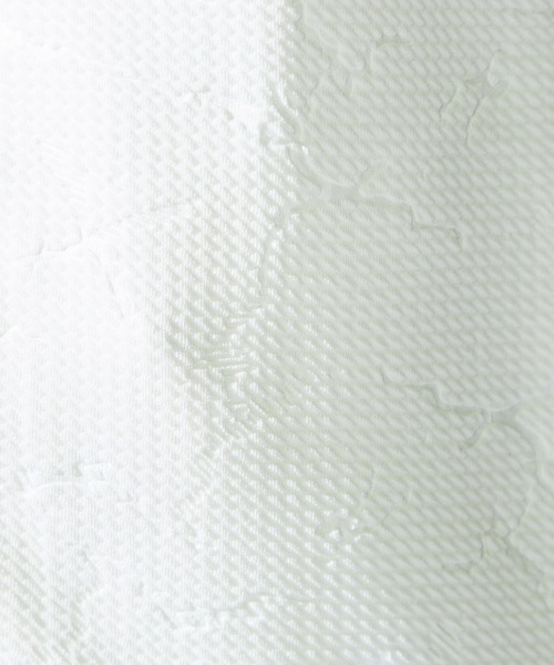 HIDEAWAYS NICOLE（ハイダウェイニコル）の「アラカルトエンボス5分袖フルジップパーカー（パーカー・メンズ・ホワイト系/ブラック/オフホワイト/ブラック系・MEDIUM/LARGE/X-LARGE）」の10枚目の写真