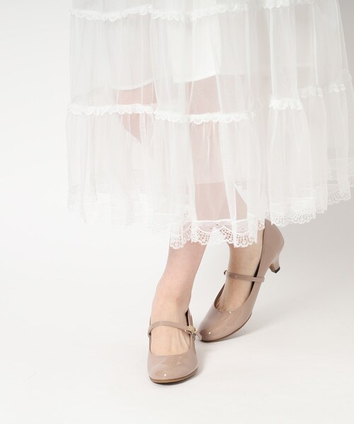 ESPERANZA(エスペランサ)の「ラウンドトゥ2WAYストラップエナメルパンプス(パンプス・レディース・ブラック系1/ピンクベージュ・22.5cm/23.5cm/24.5cm/23.0cm/24.0cm)」の22枚目の写真