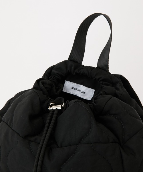 COLONY 2139（コロニートゥーワンスリーナイン）の「ドロストパファーリュック（バックパック/リュック・レディース・ブラック・FREE）」の14枚目の写真