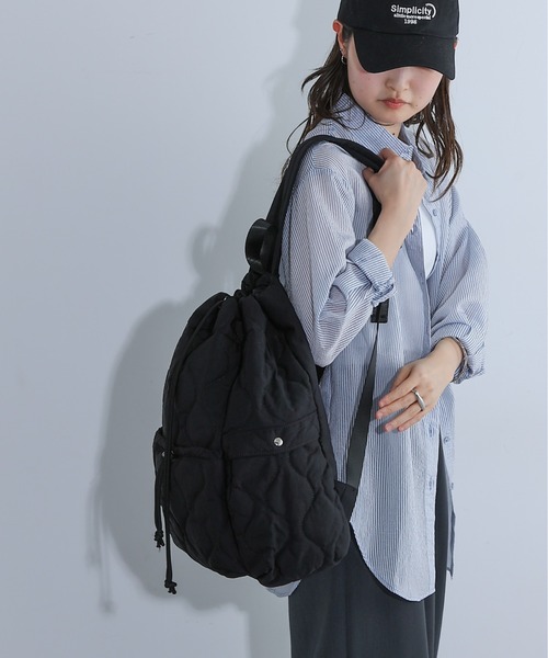 COLONY 2139（コロニートゥーワンスリーナイン）の「ドロストパファーリュック（バックパック/リュック・レディース・ブラック・FREE）」の3枚目の写真