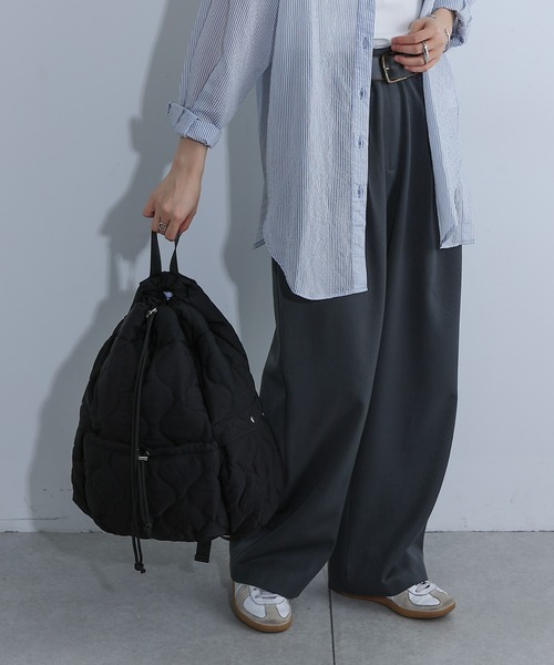 COLONY 2139（コロニートゥーワンスリーナイン）の「ドロストパファーリュック（バックパック/リュック・レディース・ブラック・FREE）」の6枚目の写真