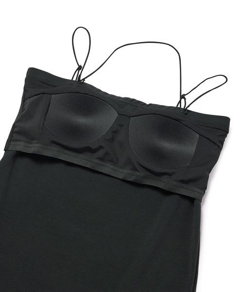 ROPE' PICNIC（ロペピクニック）の「選べるストラップカップ付きベアトップ（キャミソール・レディース・ブラック/ベージュ・38/36）」の21枚目の写真