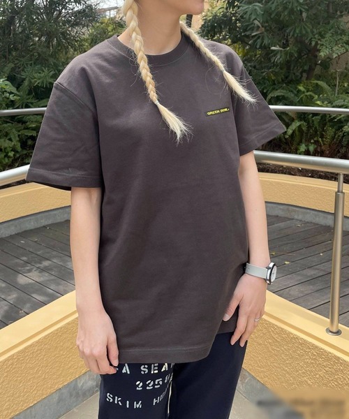 GREEN BOWL(グリーンボウル)の「【日本製】グリーンボウル 【GREEN BOWL】Organic CottonT-shirts (無地)(Tシャツ/カットソー・レディース・オフホワイト/ダークネイビー/ブラック・L/M/XL)」の1枚目の写真