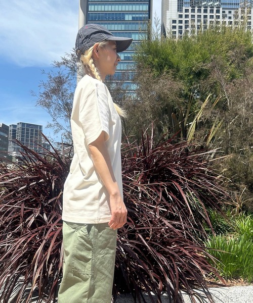 GREEN BOWL(グリーンボウル)の「【日本製】グリーンボウル 【GREEN BOWL】Organic CottonT-shirts (無地)(Tシャツ/カットソー・レディース・オフホワイト/ダークネイビー/ブラック・L/M/XL)」の7枚目の写真
