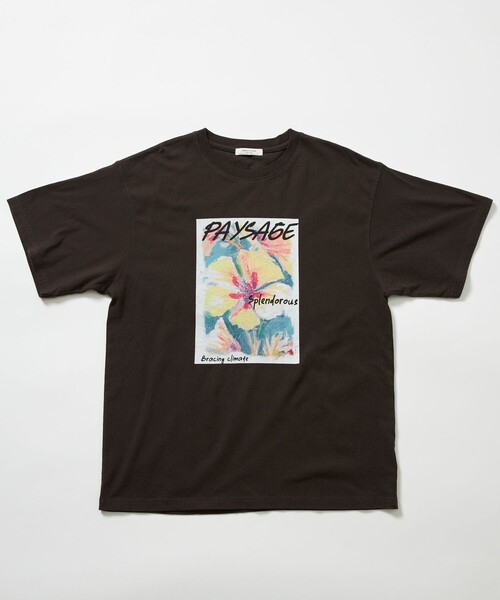 セール】flower painting Tシャツ/フラワーペインティングT