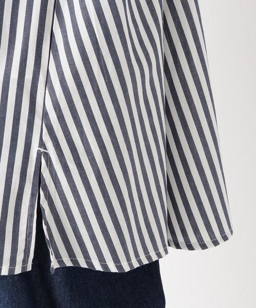 one'sterrace(ワンズテラス)の「ポプリンバックフレアシャツ(シャツ/ブラウス・レディース・ブルー系その他7/ブラック系8/ネイビー系5・02)」の10枚目の写真