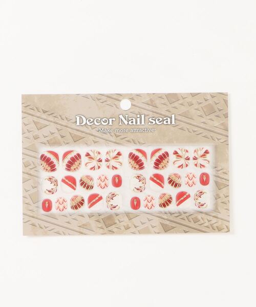 チャイハネ（チャイハネ）の「【チャイハネ】サーディアネイルシール（ネイルシール/ネイルチップ・レディース・オレンジ系その他/ターコイズブルー/レッド・FREE）」の2枚目の写真