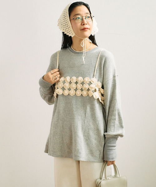 fig London(フィグロンドン)の「○○○ bustier(シャツ/ブラウス・レディース・アイボリー/ブラック・FREE)」の8枚目の写真