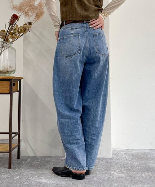 fredy emue カーブデニムパンツ セール】カーブデニムパンツ（デニムパンツ）｜fredy emue
