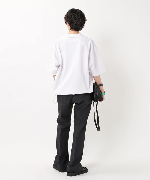 DAIWA PIER39(ダイワピア39)の「【DAIWA PIER39 / ダイワ ピア39】Ws TECH DRAWSTRING S/S TEE(Tシャツ/カットソー・レディース・ブラック/ホワイト・FREE)」の7枚目の写真