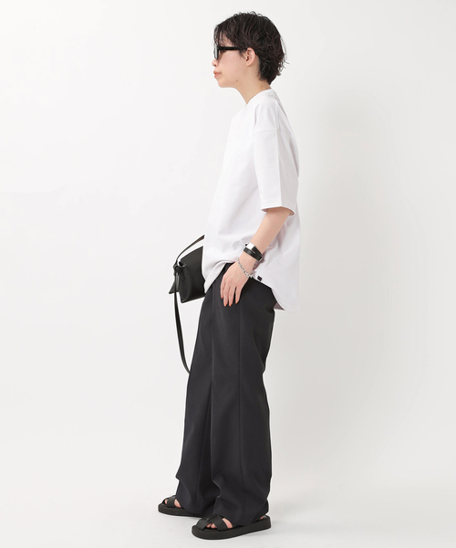 DAIWA PIER39(ダイワピア39)の「【DAIWA PIER39 / ダイワ ピア39】Ws TECH DRAWSTRING S/S TEE(Tシャツ/カットソー・レディース・ブラック/ホワイト・FREE)」の9枚目の写真
