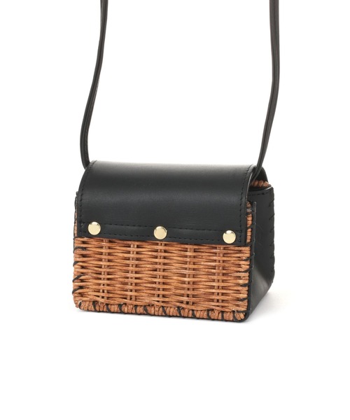 The Bagmati（ザバグマティ）の「【Bagmati】ミニショルダーバッグ　レザーコンビ（ショルダーバッグ・レディース・ブラック・FREE）」の5枚目の写真