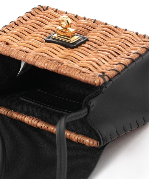 The Bagmati（ザバグマティ）の「【Bagmati】ミニショルダーバッグ　レザーコンビ（ショルダーバッグ・レディース・ブラック・FREE）」の9枚目の写真