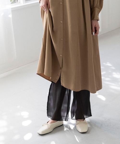 クレープシフォンレギンス（レギンス/スパッツ）｜welleg