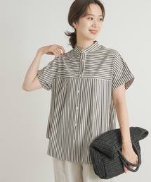 URBAN RESEARCH DOORS | ストライプロールアップタックシャツ(シャツ/ブラウス)
